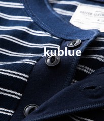 Men’s Sailor’s Henry Short Sleeve Striped Henley Collar Shirt T-shirt