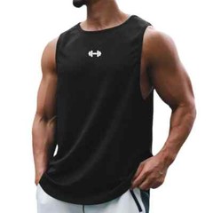 Gym Fitness Bodybuilding Sport Vests Mesh Breathable Quick Dry Running Tank Tops