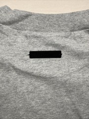 ESSENTIALS Fear of God Gray Jersey Logo Crew Neck T-Shirt OVERSIZED LARGE