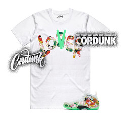 Foamposite Tianjin 2.0 Air One Poison Green Glow T Shirt Match LO