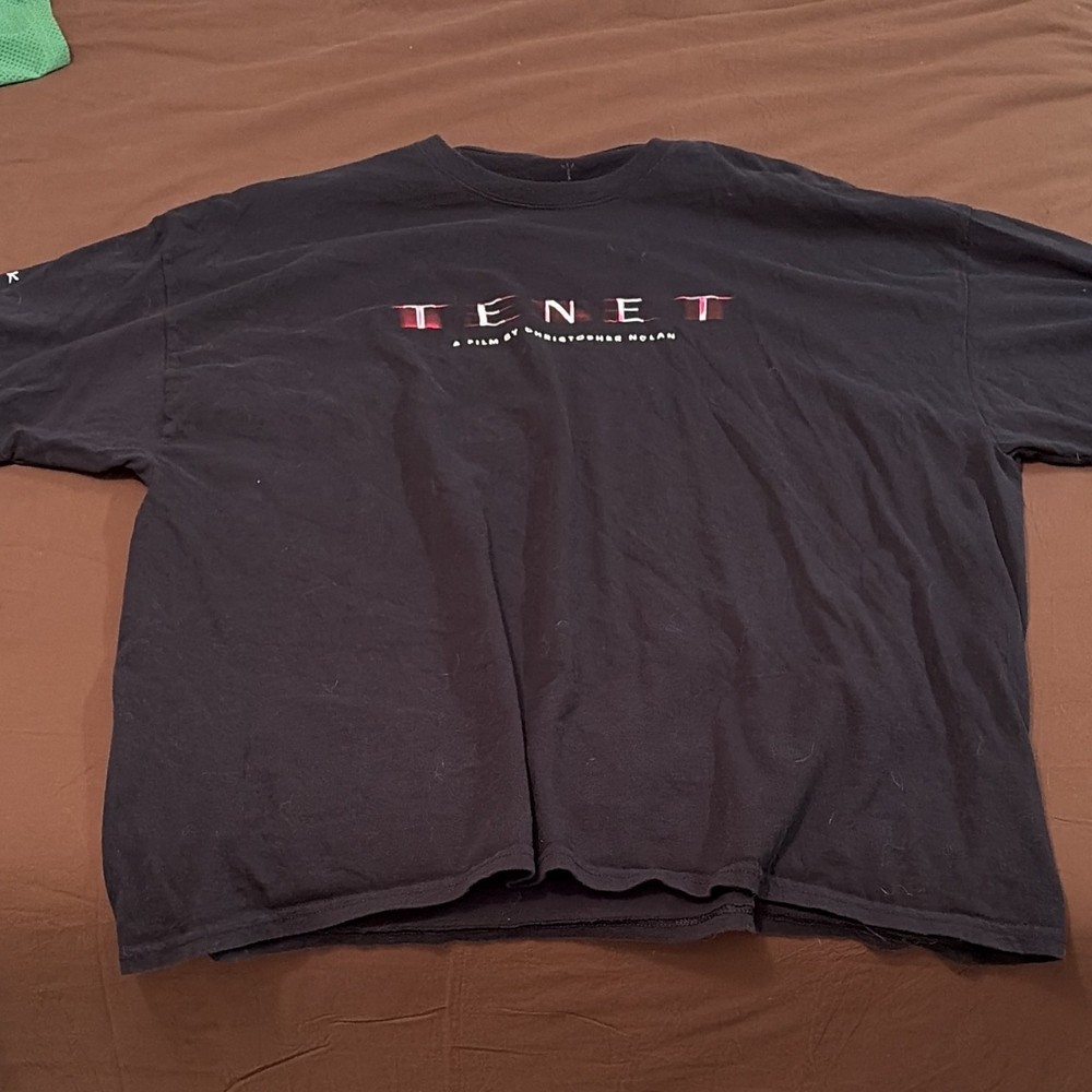 Travis Scott x Tenet Time Runs Out Graphic Black Cotton T-Shirt Men’s XXL