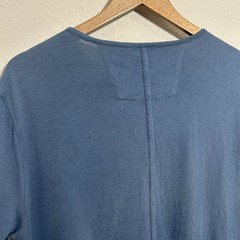 John Varvatos Short Sleeve T Shirt Mens M Blue Round Neck Cotton Modal