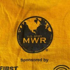Hanes Shirt Mens M Fort Lee Virginia Run For The Fallen U S Army Yellow Charity