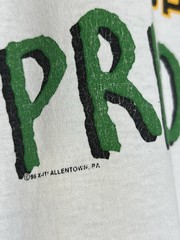 Vintage Graphic Tshirt Large White Pool Table Graphic Shirt 1996 Single Stitch