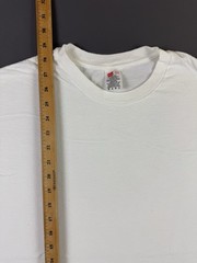 Rare Vintage 90s Hanes Blank White Shirt XL Single Stitch Essential Classic Tee