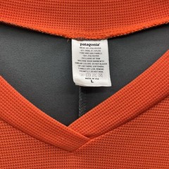 Vintage Patagonia Base Layer Men Large Orange Outdoor Performance Camping Hiking