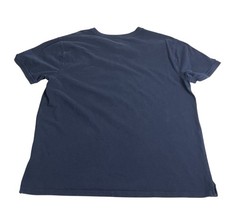 J Crew Henley Shirt Mens XL Navy Blue Contrast Trim Cotton Short Sleeve Preppy
