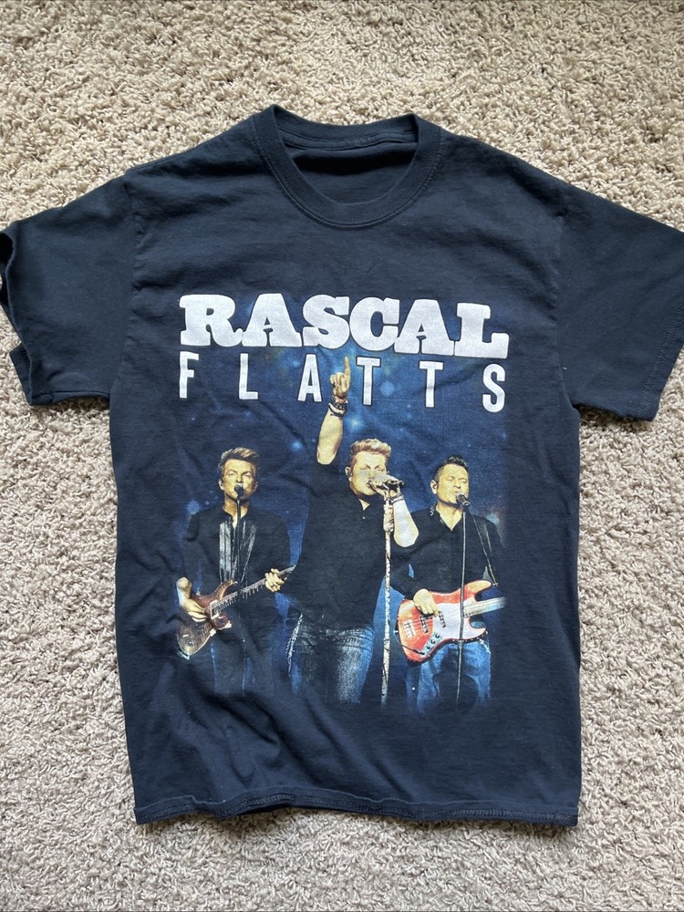 Rascal Flatts 2016 Rhythm & Roots Tour T-Shirt Black Small Country
