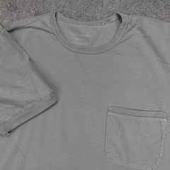 Outerknown Shirt Mens Large Gray Organic Pima Cotton Pocket Crew Neck Sojourn T