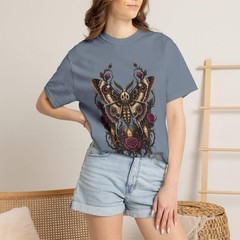 Gothic Moth Oracle Tattoo T-Shirt Graphic