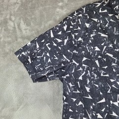 Billabong Garage Collection Shirt XL Black White Abstract Surf Skate Streetwear
