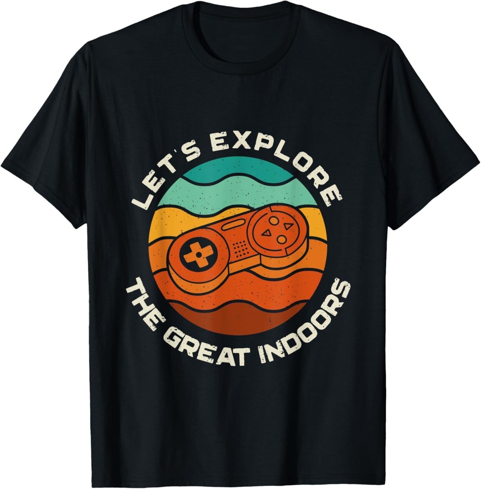 Funny Epic Gamer Meme Indoorsy Explore the Great Indoors T-Shirt