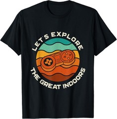 Funny Epic Gamer Meme Indoorsy Explore the Great Indoors T-Shirt