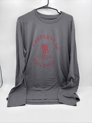 Under Armour Wounded Warrior Project Long Sleeve T-shirt Large Gray And Red