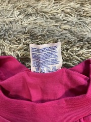 Vintage 90s Hanes Heavyweight 50/50 Blank T-Shirt Mens Large Single Stitch Pink