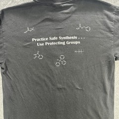 Port and Company Shirt Mens Large Black Practice Safe Synthesis Science Tee