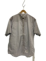WTAPS CTPL.BROADCLOTH.TEXTILE.COOLMAX Short Sleeve Shirt 4 Cotton NVY Stripe