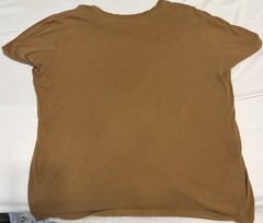 The North Face Men’s Box Logo Camo T-Shirt Large Brown Cotton Short Sleeve Flaw