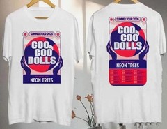 Goo Goo Dolls 2 Sides summer tour 2026 White S to 5XL Concert Shirt SN900