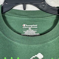 Champion Auburn Tigers Shirt Mens XL Green Long Sleeve Ugly Christmas Yule NCAA