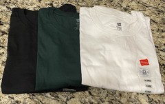 Hanes Men’s T-shirt single, 2 pack or 3 pack various colors available, new