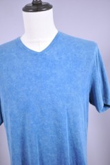Lululemon 5 Year Basic V-Neck Tee Shirt Pima Cotton Blue Men’s Large L