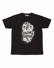 DIADORA Mens Graphic T-Shirt Top Medium Black Cotton CB04