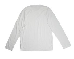 Kired Kiton NWT $250 White Supima Crepe Cotton Long Sleeve T-Shirt M (50 IT)