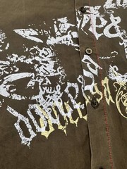 D&G Dolce & Gabbana Vintage Graphic Shirt Men Tagged XXXL Fits L XL