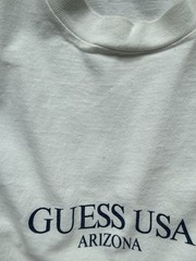 Vintage GUESS USA ARIZONA Logo Spell out Tshirt Mens Large 90s Georges Marciano