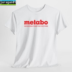 Metabo Manufactures Tool Logo Black/Navy/Grey/White/Red/Choco/Orange Shirt S-5XL