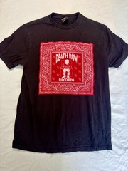 Death Row Records T Shirt Mens Medium Red Bandana Rap Paisley Snoop Tupac Dre
