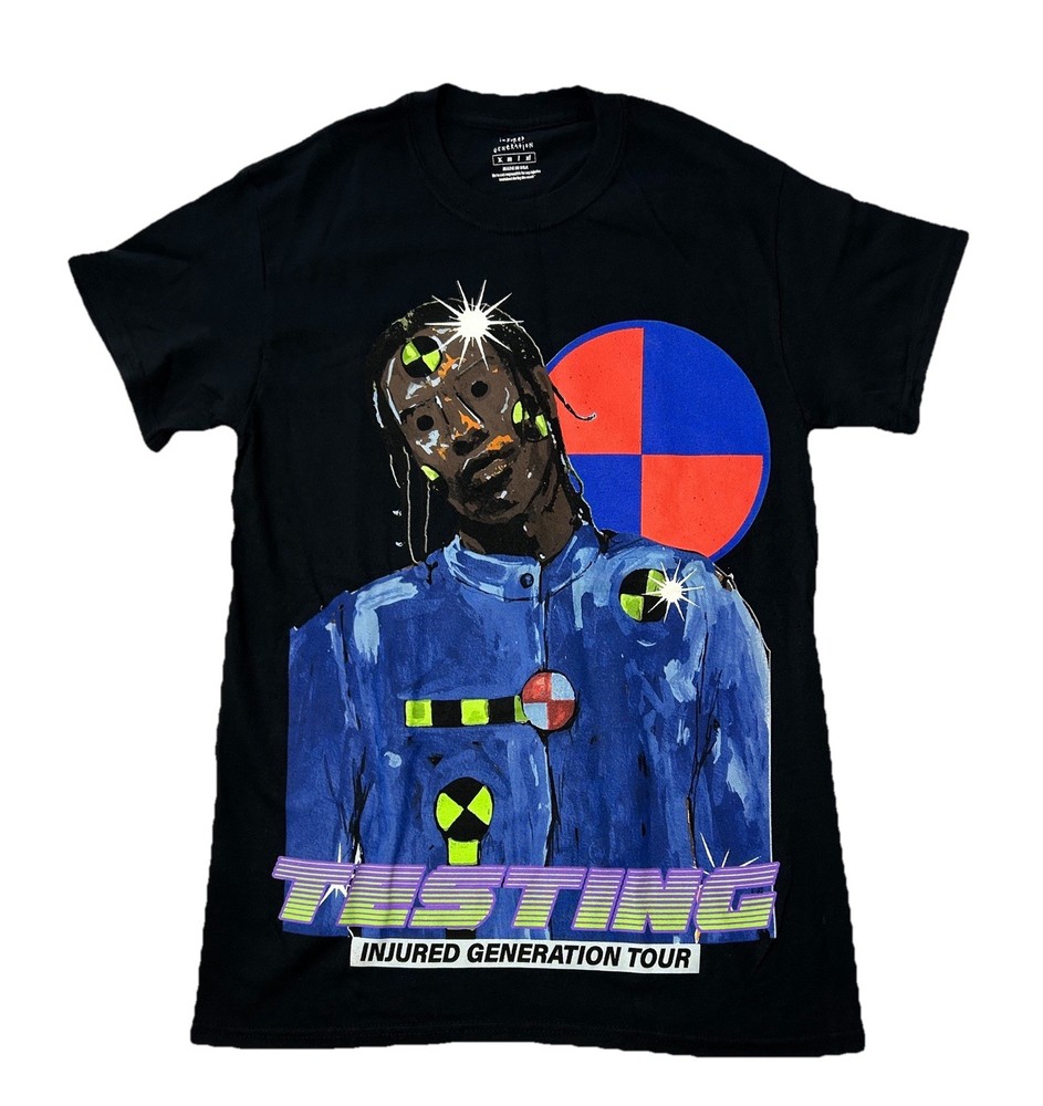 ASAP ROCKY Injured Generation Tour Black T-Shirt Mens Small Sold Out NWOT