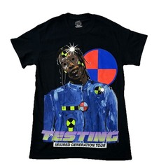 ASAP ROCKY Injured Generation Tour Black T-Shirt Mens Small Sold Out NWOT