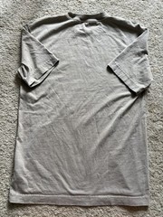 Hollister Men’s Heavyweight Boxy Fit Crew Neck Beige T-Shirt Size M tall