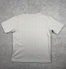 Concepts by Claiborne Men’s Size L Ribbed Knit Short Sleeve T-Shirt Beige Tan