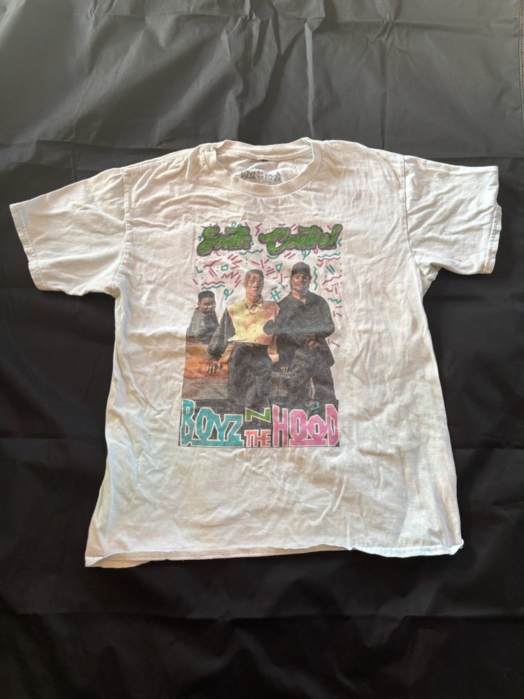 Boyz N the Hood Shirt Medium M White South Central Movie Graphic Tee