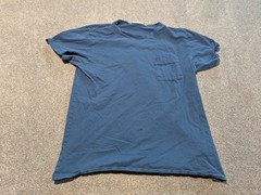 Fjallraven Shirt Mens Large Blue Ovik Pocket T-shirt