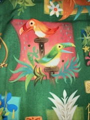 NWT New Mens LARGE Disney Parks RSVLT Enchanted Tiki Room Button Down Shirt