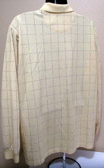 Van Heusen Jersey Stretch LS Half Button Polo Work Shirt Size X-Large Men’s EUC