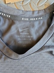 Nike Mens Dri-FIT ADV Stride Reflective Running T-Shirt Black IH7495-045 SZ MED