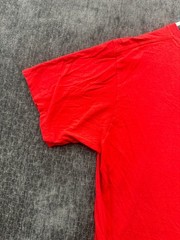 Adidas Go To Tee Shirt Mens Medium Red Short Sleeve Crew Neck Cotton Performance