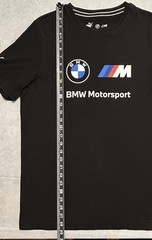 Puma BMW M Motorsport Shirt Men’s M Black Short Sleeve Racing Performance
