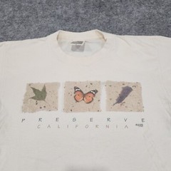VTG 90s Preserve California Adult M Medium Nature Environmental Animal T Shirt
