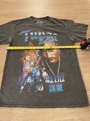 LOT OF 2 – TUPAC Rap Size Small/Medium T-Shirt Trust Nobody / All Eyez On Me