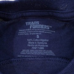 Transformers Soundwave Pump Up The Volume Blue Cotton T-Shirt Size S