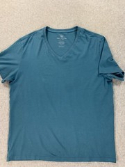 Mack Weldon Light Weight 100% Cotton Tee Shirt (Men’s XXL) Blue