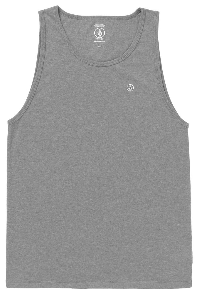 Volcom Solid Heather Men’s Tank – Heather Grey – New