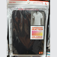 UNIQLO Heattech T-Shirt Short-sleeve Beige Black White MEN New Japan