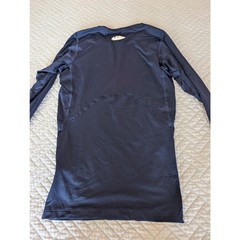 NWT Under Armour Heatgear Men’s Small Navy Compression Long Sleeve Shirt (0917)
